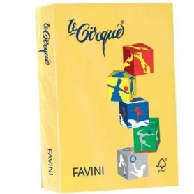 CARTA A4 LE CIRQUE GIALLO SOLE - 160 GR FAVINI RISMA DA 250 FG