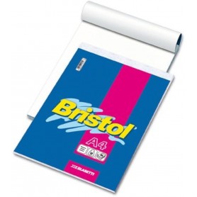 BLOCK NOTES BRISTOL A4 BIANCO BLASETTI CONFEZIONE DA 10 PZ