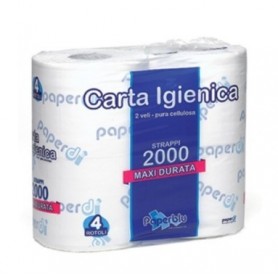CARTA IGIENICA PAPERBLU - 2000 STRAPPI