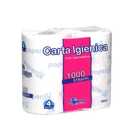 CARTA IGIENICA PAPERBLU - 1000 STRAPPI