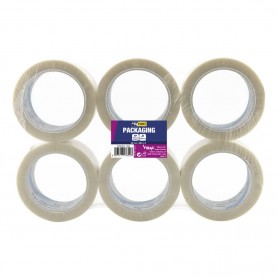 NASTRO ADESIVO SYROM TRASPARENTE 50X66 X 6 RT.